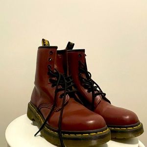 BURGUNDY (Cherry Red) Dr. Martens Boots!